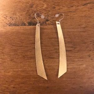 Nickel & Suede Jewelry - Nickel & Suede Accent Leather Earrings Nickel & Suede Jewelry - Nickel & Suede Accent Leather Earrings